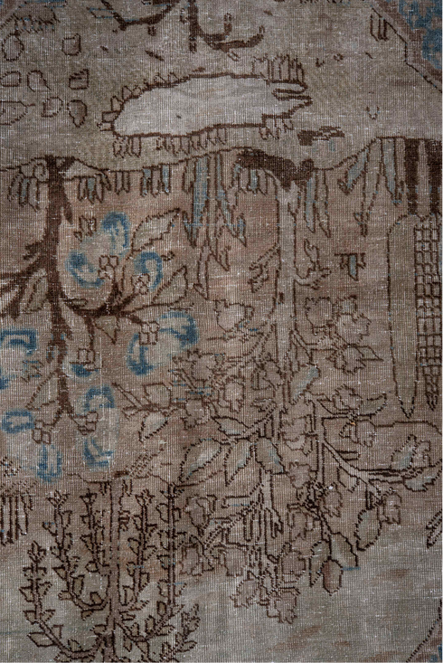 Antique Tabriz Area Rug (6' x 9')